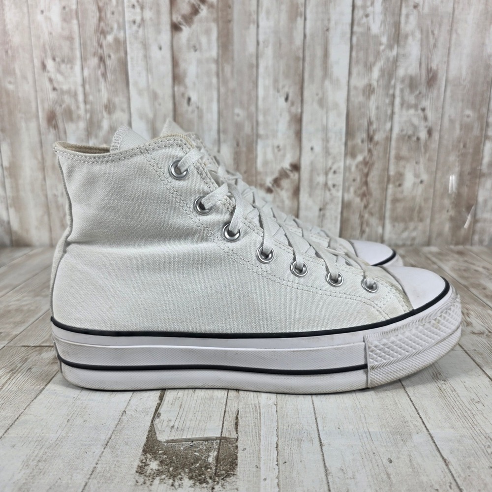 Converse Chuck Taylor‎ All Star Lift Platform High Top White Sneakers 560846F